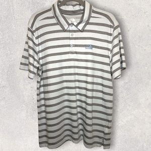 The North Face Flash-Dry Striped Short Sleeve Polo Blue Black Size Large…